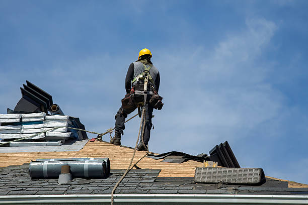 Professional Roofing technician working in Perkiomenville, PA